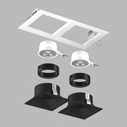 Встраиваемый светильник Lightstar Domino D5260707BMOD фото 3 Встраиваемый светильник Lightstar Domino D5260707BMOD фото 3