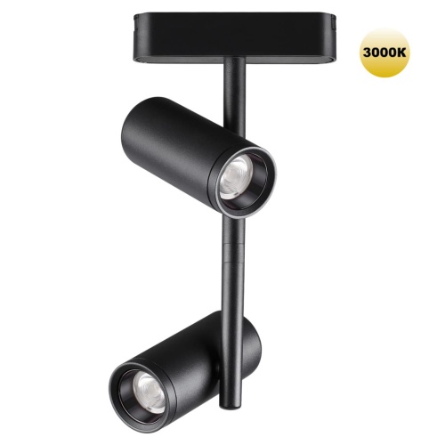 NOVOTECH 359272 SHINO NT23 193 черный Трековый светильник для низковольтного шинопровода IP20 LED 16W 48V 1360Лм 3000К SMAL