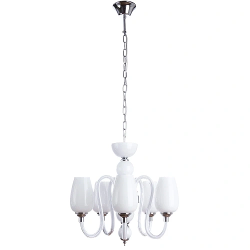 Подвесная люстра Arte Lamp LAVINIA A1404LM-5WH Подвесная люстра Arte Lamp LAVINIA A1404LM-5WH