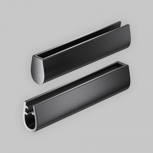 Заглушка для трека-ремня Maytoni Technical Accessories for system Parity TRA130BEC-B фото 3