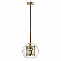 ODEON LIGHT 4939/1 PENDANT ODL22 401 античн.бронза/металл/прозрачный/стекло Подвес E27 1*40W CLOCKY