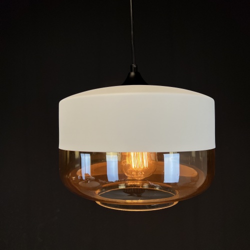 Подвесной светильник NORD D D25 White/Amber фото 12