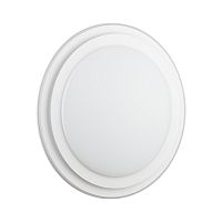 SONEX 7617/DLN PALE SN 151 Светильник пластик/белый LED 48Вт 3000/4000/6000K D410 IP43 CCT SETTA