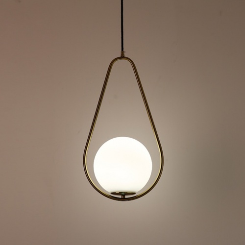 Подвесной светильник HOOP DROP Brass фото 5