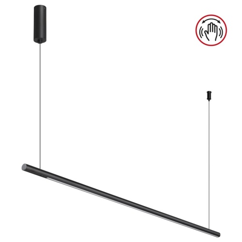 NOVOTECH 359307 OVER NT24 348 черный Светильник подвесной диммируемый со сменой цв.температуры (сенсор) IP20 LED 14W 2700/4000/6000K 220-240V FERMO