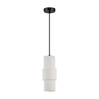 ODEON LIGHT 5017/1 MODERN ODL23 405 черный/белый матовый металл/стекло Подвес E14 1*40W PIMPA