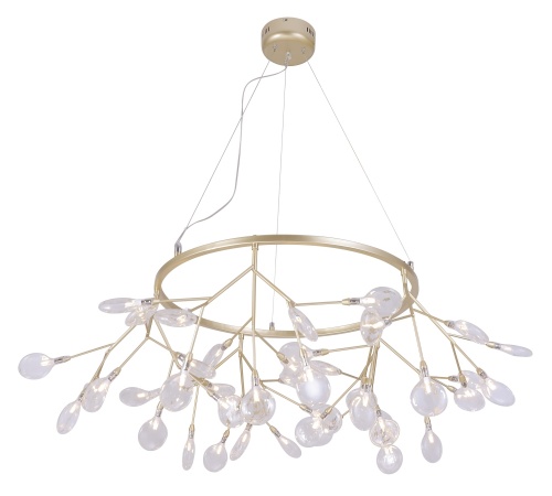 Светильник подвесной Crystal Lux EVITA SP45 D GOLD/TRANSPARENT Светильник подвесной Crystal Lux EVITA SP45 D GOLD/TRANSPARENT