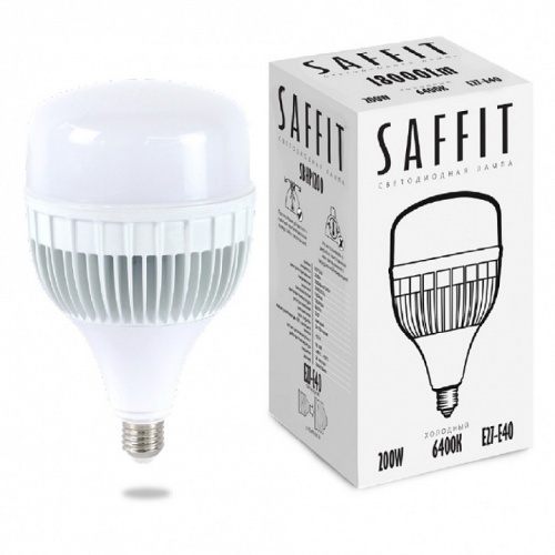 Лампа светодиодная Feron Saffit SBHP1200 E27, E40 200Вт 6400K 55268 фото 2 Лампа светодиодная Feron Saffit SBHP1200 E27, E40 200Вт 6400K 55268 фото 2