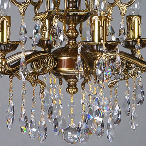 Подвесная люстра Ambiente by Brizzi Leon 2128/6 PB Tear Drop фото 4 Подвесная люстра Ambiente by Brizzi Leon 2128/6 PB Tear Drop фото 4