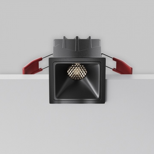 Встраиваемый светильник Maytoni Technical Alfa LED DL043-01-10W4K-SQ-B-1 фото 5