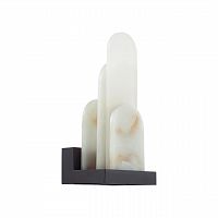 ODEON LIGHT EXCLUSIVE 5438/12WL HIGHTECH ODL_EX25 081 черный/металл/смола под алебастр /акрил Настенный светильник LED 12W 3000K 1489Лм FOROS