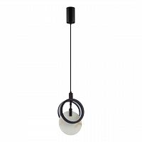 ODEON LIGHT EXCLUSIVE 5422/17L HIGHTECH ODL_EX25 083 черный/металл/алебастр Подвес LED 17W 3000K 986Лм MERCURY