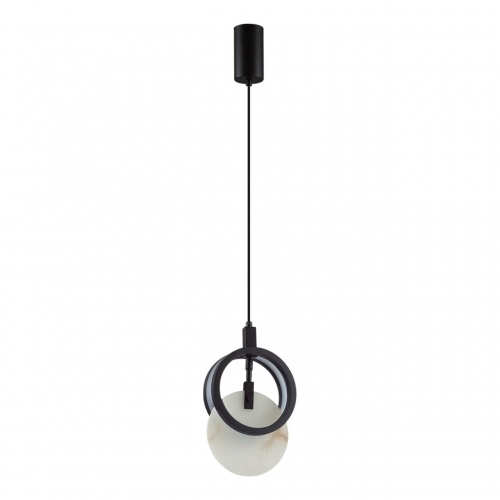 ODEON LIGHT EXCLUSIVE 5422/17L HIGHTECH ODL_EX25 083 черный/металл/алебастр Подвес LED 17W 3000K 986Лм MERCURY