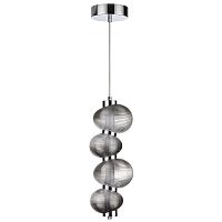 ODEON LIGHT 5096/17L L-VISION ODL25 361 хром/дымчатый градиент/металл/стекло Подвес LED 17W 4000K 2686Лм BRUCO