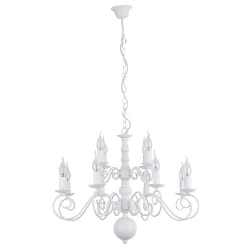 Подвесная люстра Arte Lamp ISABEL A1129LM-12WH Подвесная люстра Arte Lamp ISABEL A1129LM-12WH