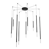 LUMION 8400/27L LEDIO LN26 000 черный/белый, металл/акрил Люстра LED 27W 3000K 220V STICK