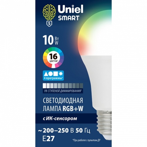 Лампа светодиодная Uniel E27 10Вт 4000K UL-00006530 фото 3 Лампа светодиодная Uniel E27 10Вт 4000K UL-00006530 фото 3