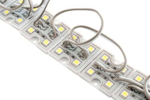 Модуль светодиодый SWG , 4LED, 1,12Вт, 12В, IP65, Цвет: 6000-6500 К Холодный белый, провод 7,5см