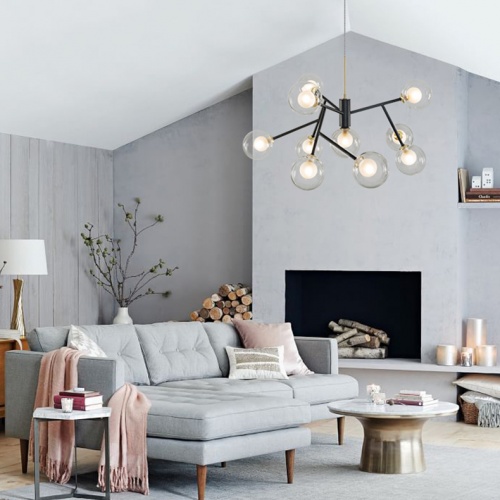 Подвесная люстра PEARL  L5 Grey фото 14