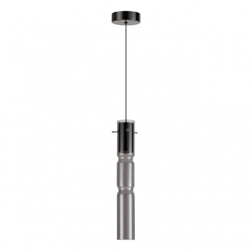 ODEON LIGHT 5059/5L PENDANT ODL24 385 черный/дымчатый/металл/стекло Подвес LED 5W 3000K SCROW