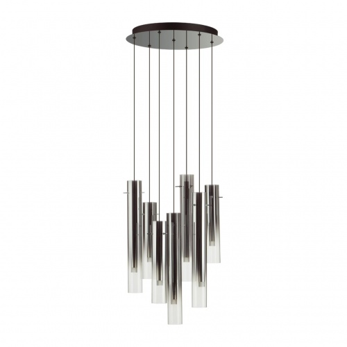 5061/32L PENDANT ODL24 000 черный/темн.хром/металл/стекло Люстра каскадная LED 7*4W 3000K SHINY 5061/32L PENDANT ODL24 000 черный/темн.хром/металл/стекло Люстра каскадная LED 7*4W 3000K SHINY