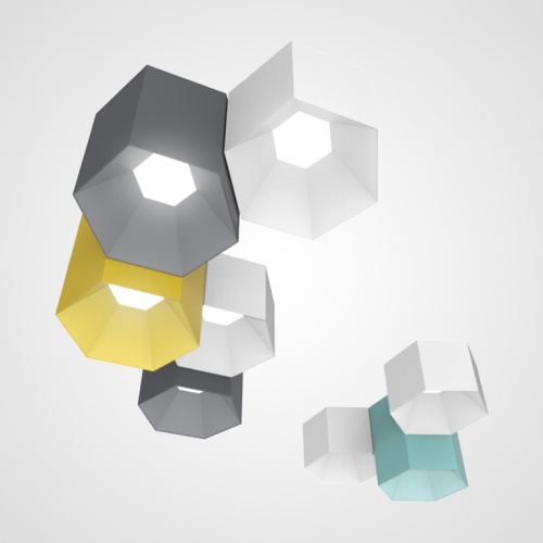 Потолочный светильник HEXAGON B H15 Blue Потолочный светильник HEXAGON B H15 Blue
