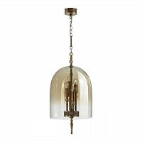 ODEON LIGHT EXCLUSIVE 4892/4 NEO ODL_EX22 147 бронзовый с патиной/"коньячный"/стекло Подвес E14 4*40W BELL