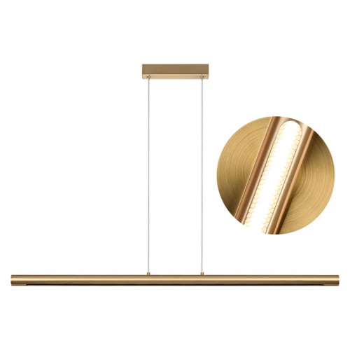 ODEON LIGHT 6644/45L HIGHTECH ODL24 303 античная бронза/металл/акрил Подвесной светильник IP20 LED 49W 3000K 220V MALI