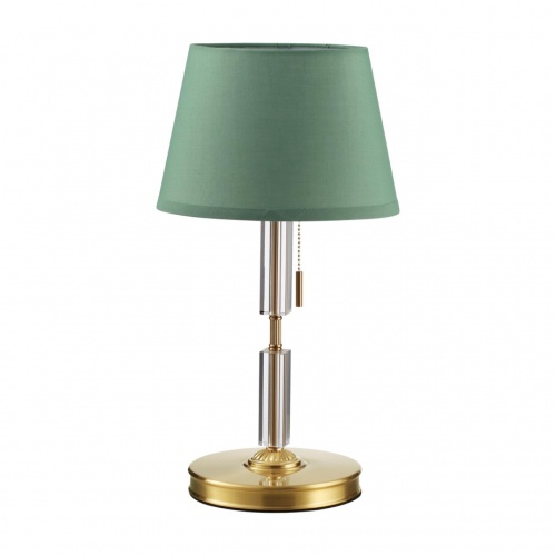 ODEON LIGHT EXCLUSIVE 4887/1T MODERN ODL_EX22 159 бронзовый/зеленый/абажур ткань Настольная лампа E27 1*60W LONDON