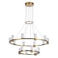 ODEON LIGHT 7144/110L HIGHTECH ODL26 515 Подвесной светильник античная бронза/акрилл/металл IP20 LED 93W 5960Лм 3000K 180° 220V DEFANCE