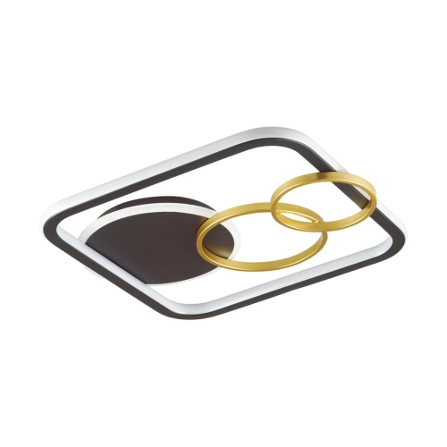 LUMION 5246/71CL LEDIO LN 000 черный, матовое золото Люстра потолочная LED 71W 3000/4000/6000К 220V BRENO