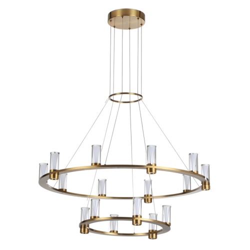 ODEON LIGHT 7144/110L HIGHTECH ODL26 515 Подвесной светильник античная бронза/акрилл/металл IP20 LED 93W 5960Лм 3000K 180° 220V DEFANCE