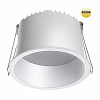 NOVOTECH 359236 SPOT NT23 536 белый Светильник встраиваемый светодиодный IP20 LED 12W 220V 840Лм 3000К TRAN