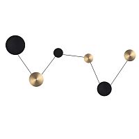 ODEON LIGHT 7115/36WL HIGHTECH ODL26 451 Настенный светильник черный/бронза/металл IP20 LED 36W 1620Лм 3000K 220-240V GALAXY (ВМЕСТО 4211/51WL)