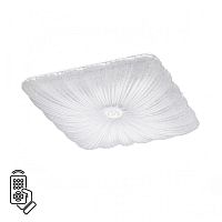 SONEX 7730/72L PIKO LED SN 000 Светильник металл/пластик/белый/прозрачный LED 72Вт 3000-6000K 490х490 IP20 пульт ДУ FORTUNA