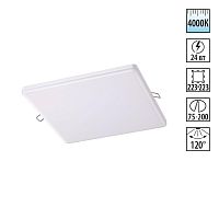 NOVOTECH 358152 SPOT NT19 563 белый Встраиваемый светильник IP20 LED 4000K 24W 85 - 265V MON