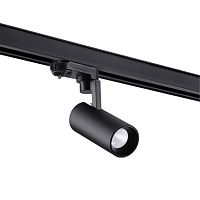 NOVOTECH 358254 PORT NT19 268 черный Трехфазный трековый светодиодный светильник IP20 LED 10W 220-240V HELIX