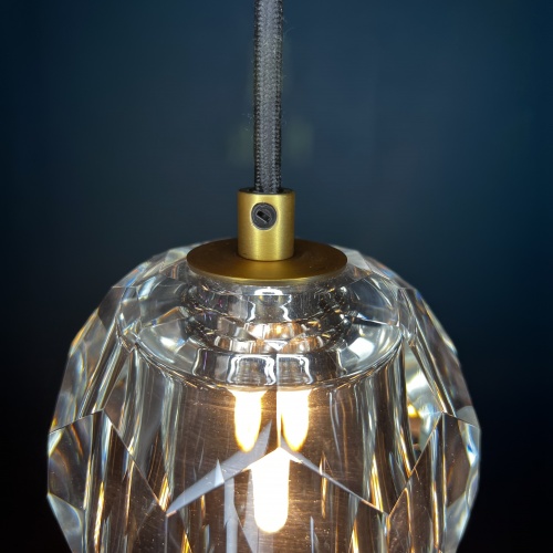 Подвесной светильник Boule De Cristal Single Rod Pendant Brass фото 2 Подвесной светильник Boule De Cristal Single Rod Pendant Brass фото 2