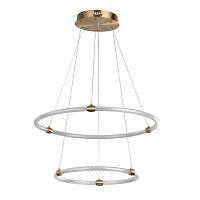 LUMION 8010/50L LEDIO LN25 000 золото/прозрачный, металл/акрилл Подвесной светильник LED 50W 220V 4000K TWINKLE