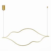 SL6106.203.65 Светильник подвесной ST-Luce Золотистый/Белый LED 1*65W 4000K