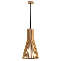 LUMION 8384/1A ECO LN26 323 бежевый дерево Подвес E27 60W 220V GERDA