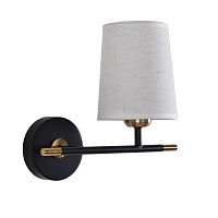 LUMION 8359/1W CLASSI LN26 522 медь/черный/белый, металл/текстиль Бра E27 60W 240V CLAUDI