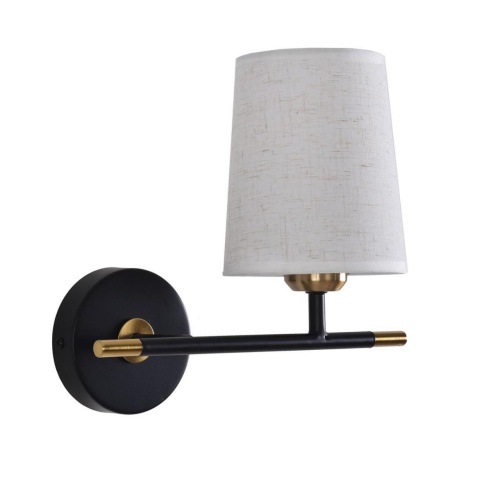 LUMION 8359/1W CLASSI LN26 522 медь/черный/белый, металл/текстиль Бра E27 60W 240V CLAUDI