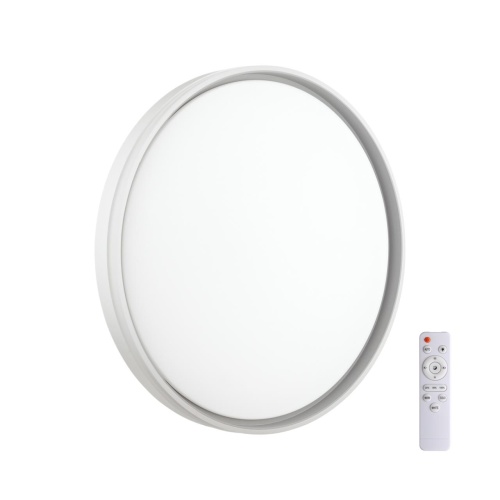 SONEX 7631/DL PALE SN 160 Светильник пластик/светло-серый LED 48Вт 3000-6300K D390 IP43 пульт ДУ SAVI