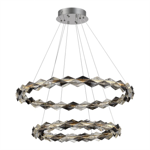 SL6009.103.02 Люстра подвесная ST-Luce Золотистый/Прозрачно-Дымчатый LED 1*45W 3000K