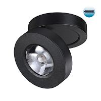 NOVOTECH 359412 OVER NT24 422 черный Светильник накладной/встраиваемый IP20 LED 5W 220V 4000K 240Лм GRODA