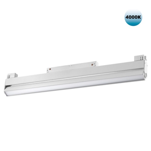 NOVOTECH 358540 SHINO NT21 158 белый Трековый светильник для низковольного шинопровода IP20 LED 4000K 24W 48V FLUM