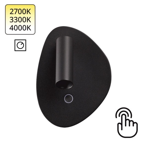 ODEON LIGHT 7182/9WL HIGHTECH ODL26 471 Настенный светильник черный/металл IP20 LED 9W 580Лм 2700K/3300K/4000K 120° 220-240V ROY ODEON LIGHT 7182/9WL HIGHTECH ODL26 471 Настенный светильник черный/металл IP20 LED 9W 580Лм 2700K/3300K/4000K 120° 220-240V ROY