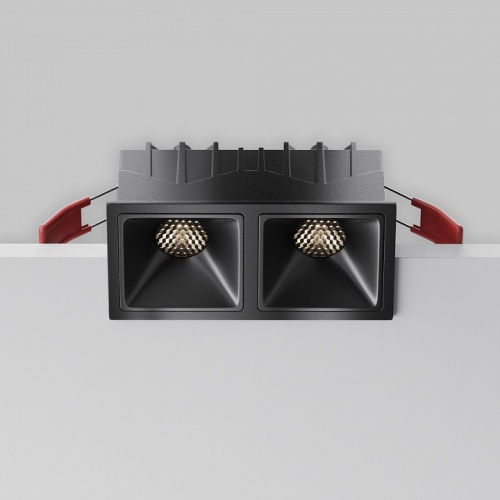 Встраиваемый светильник Maytoni Technical Alfa LED DL043-02-10W4K-SQ-B-1 фото 2 Встраиваемый светильник Maytoni Technical Alfa LED DL043-02-10W4K-SQ-B-1 фото 2