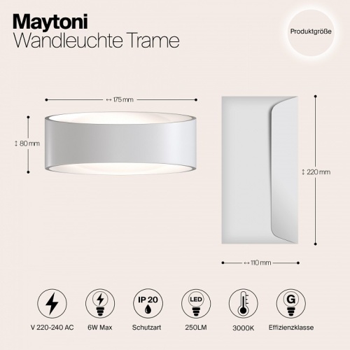 Накладной светильник Maytoni Technical Trame C806WL-L5W фото 7 Накладной светильник Maytoni Technical Trame C806WL-L5W фото 7